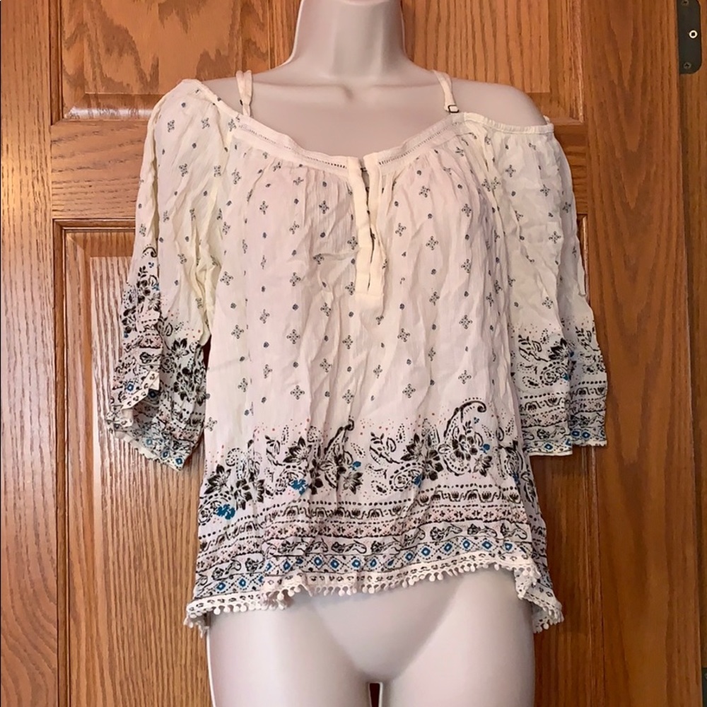 Off the shoulder blouse